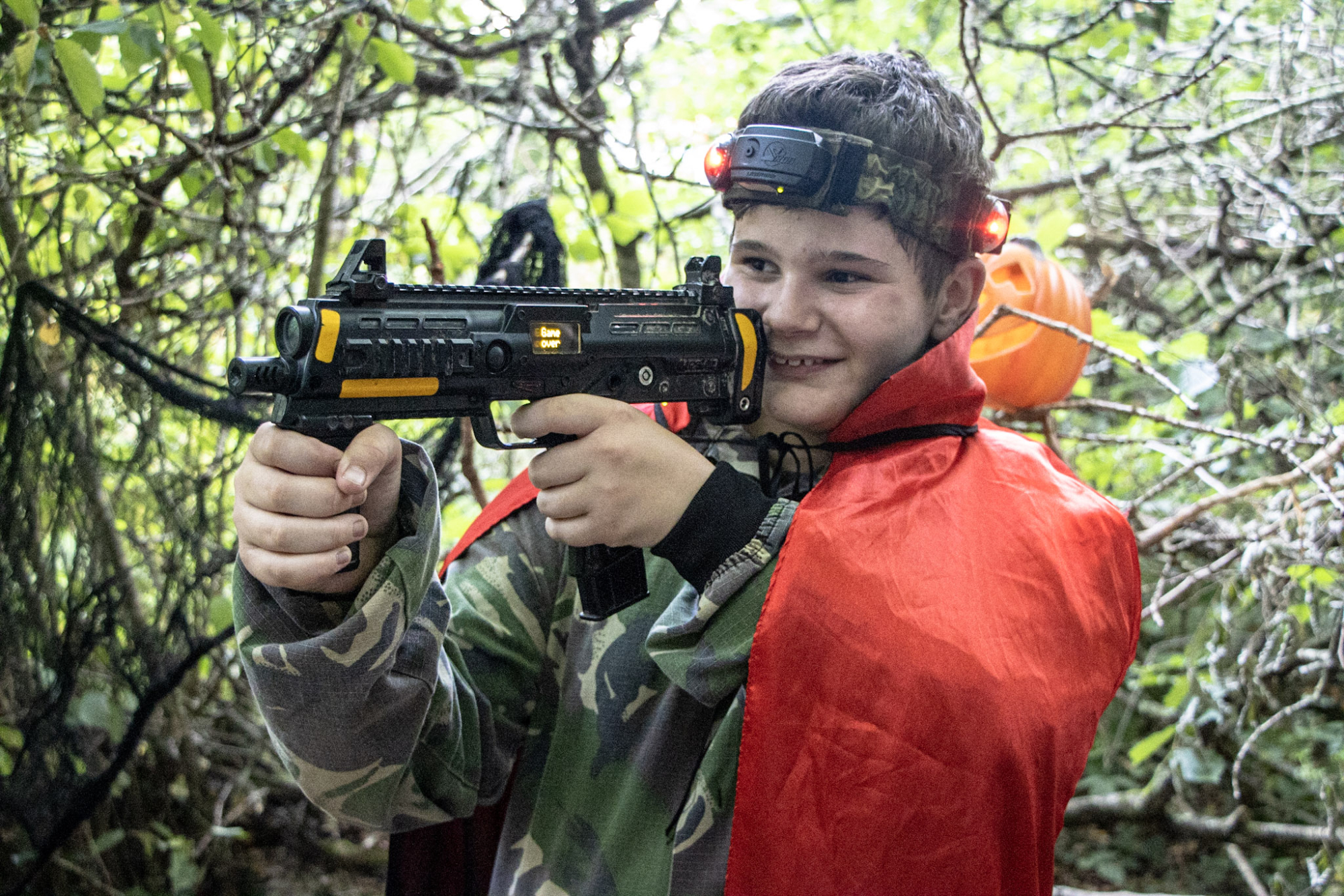 Halloween laser tag at Cairngorms Activites
