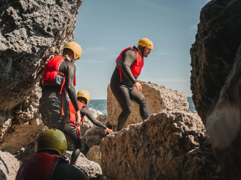 Freshwater Bay Coasteering – Isle of Wight, Adventure Breaks UK