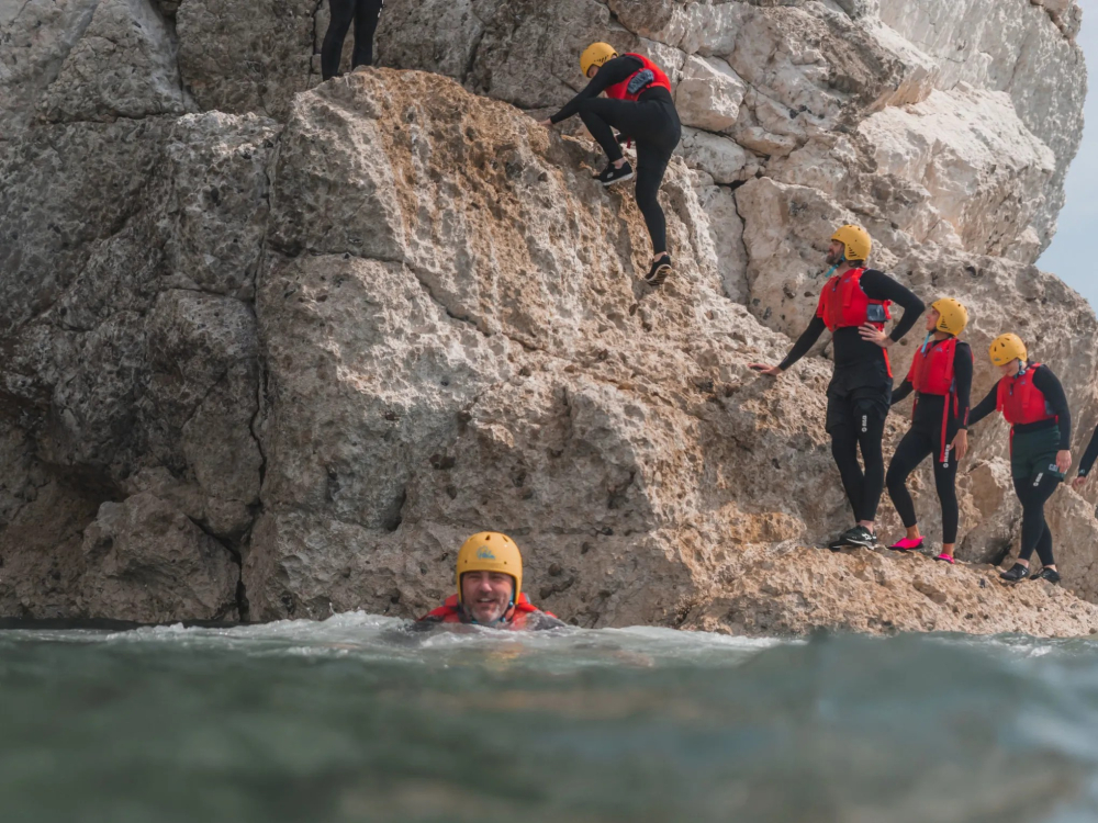 Freshwater Bay Coasteering – Isle of Wight, Adventure Breaks UK