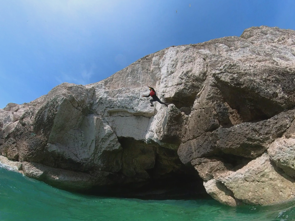 Freshwater Bay Coasteering – Isle of Wight, Adventure Breaks UK