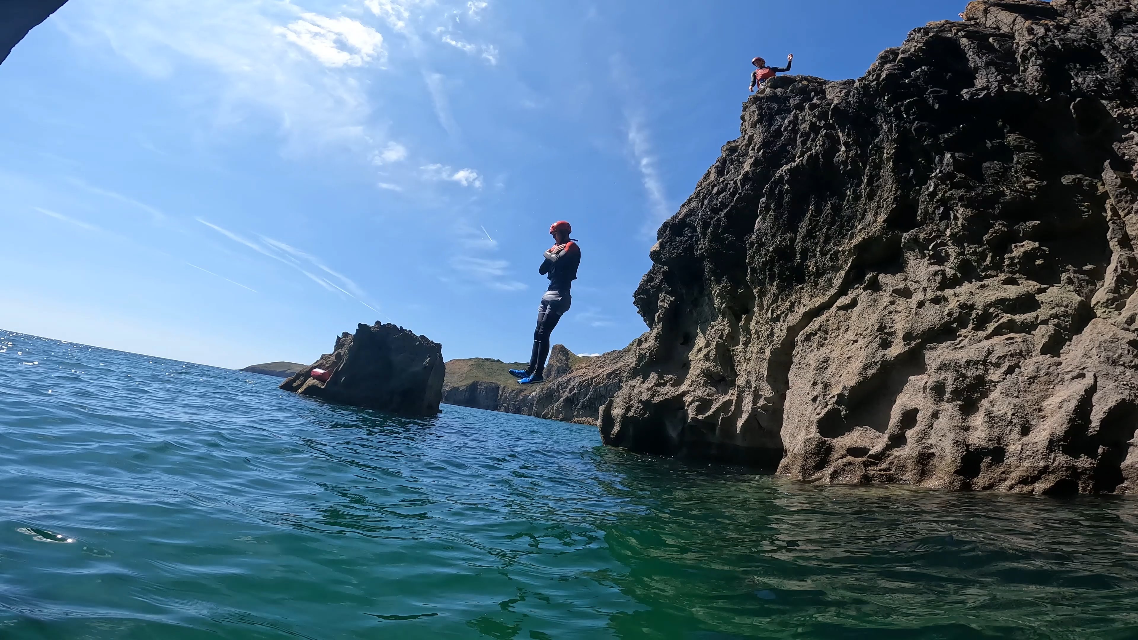 Pembrokeshire Coastal Adventure – Coasteering & Climbing Near Tenby, West Wales