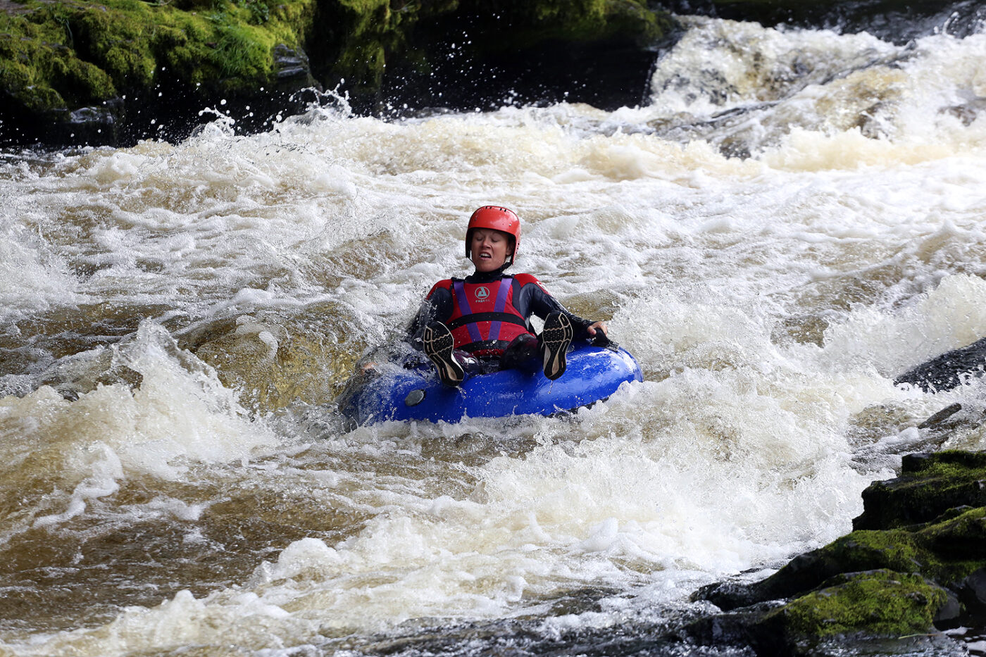 White Water Rafting in North Wales with Bearded Men Adventures