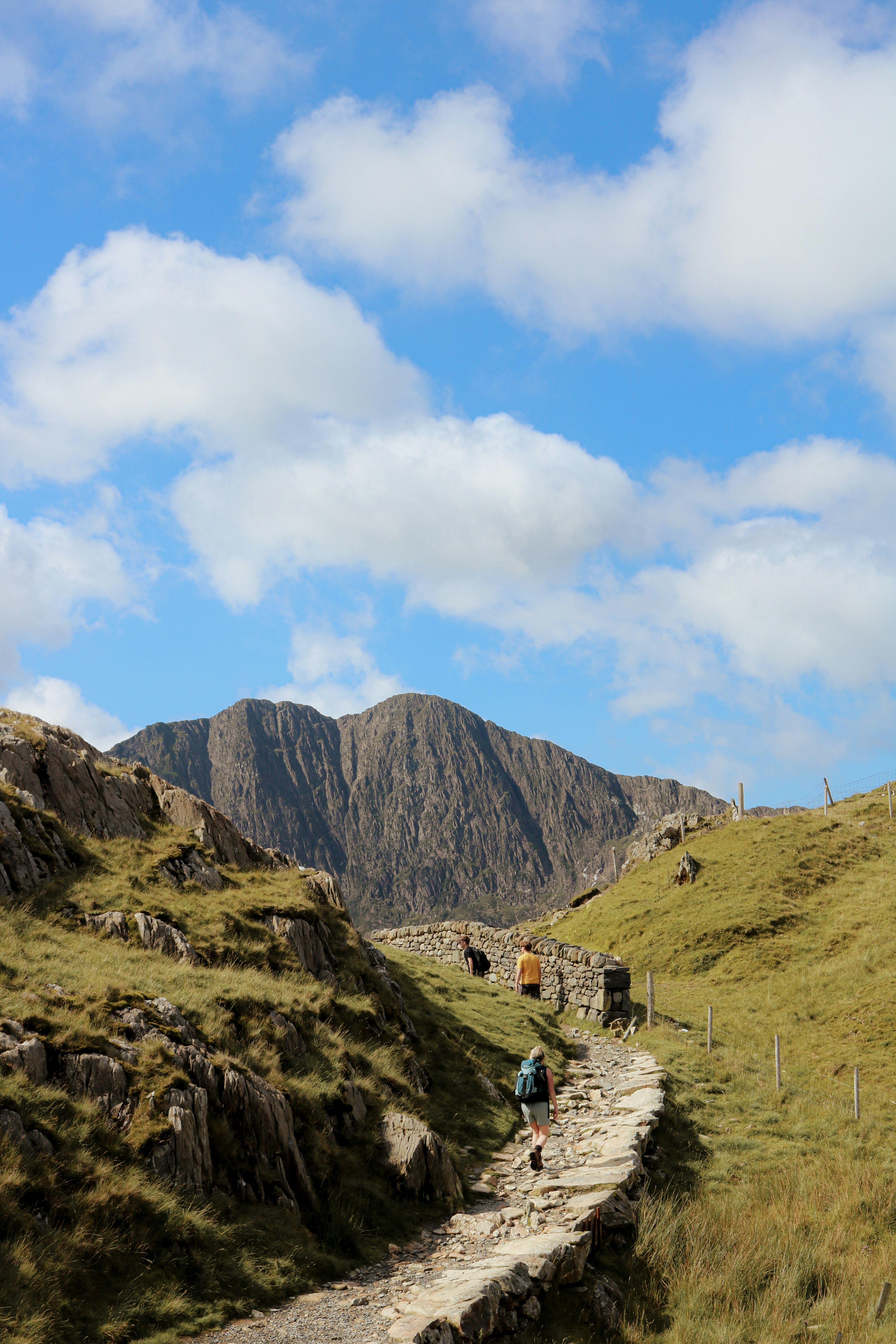 Hiking snowdonia in North Wales